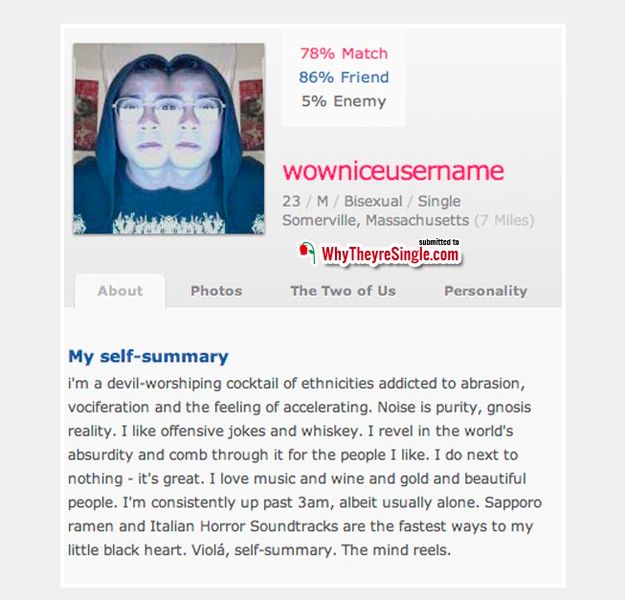 bios for dating sites